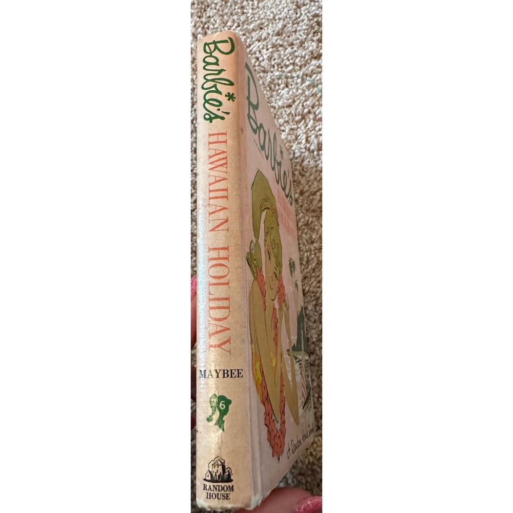 Vintage 1963 Barbie's Hawaiian Holiday Hardcover Book Bette Lou Maybee Mattel - Picture 2 of 5